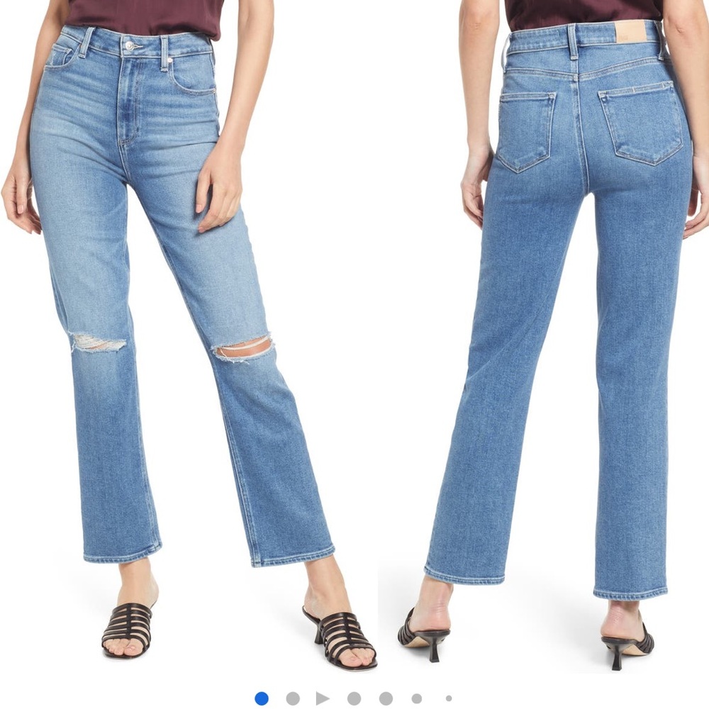 Paige straight leg jeans